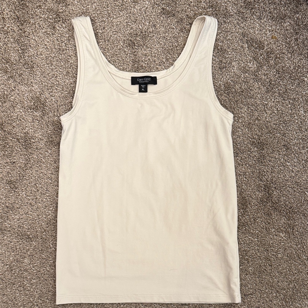Karen Kane Cream Tank Top